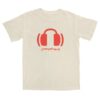 Jimmy Eat World Merch Store Headphones T-Shirt Ivory