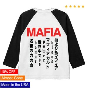 Jpegmafia Store Merch 89 Mafia Baseball Long Sleeve Shirt