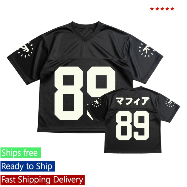 Jpegmafia Store Merch 89 Mafia Football Jersey Black