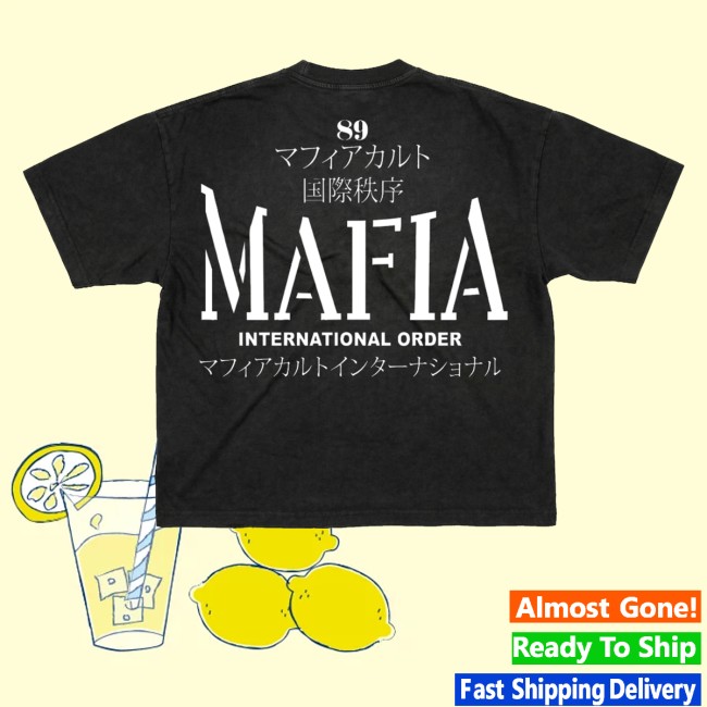 Jpegmafia Store Merch Mafia International Tee Black