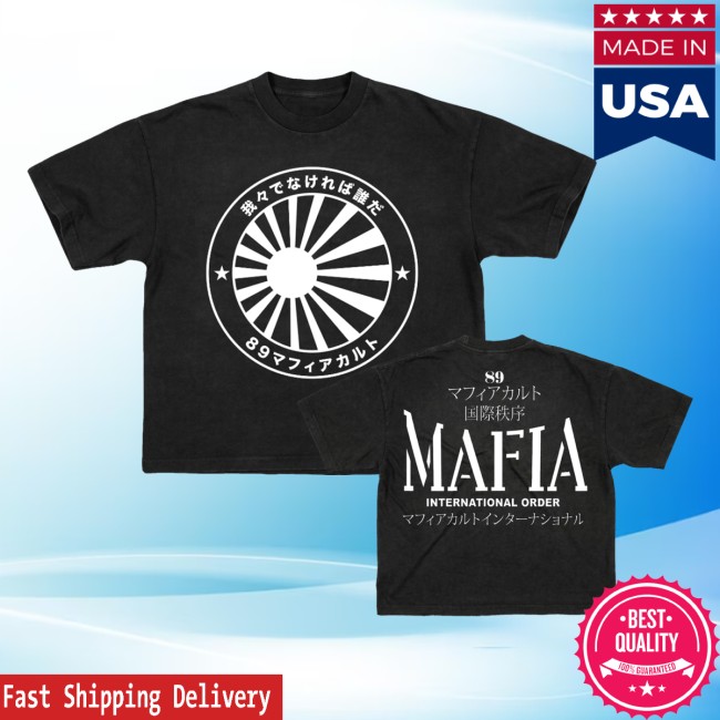 Jpegmafia Store Merch Mafia International Tee Black