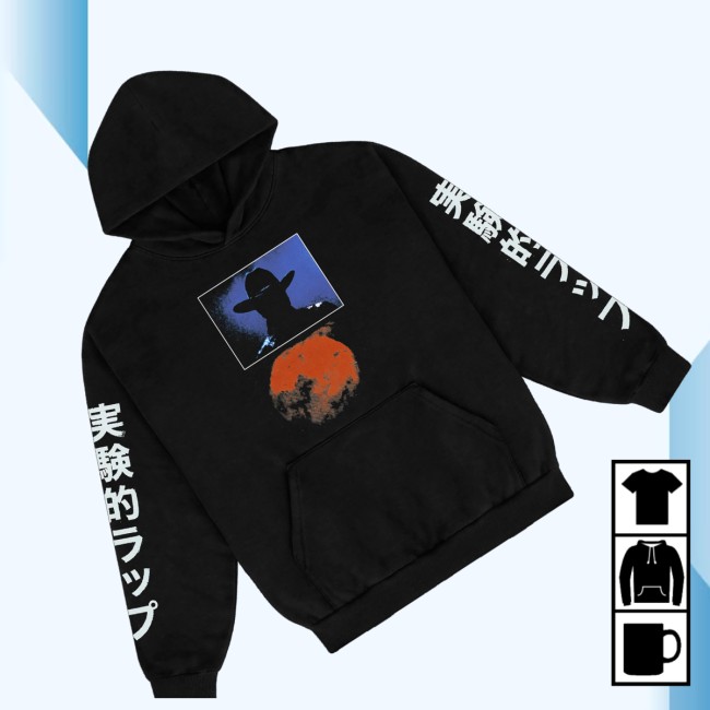 Jpegmafia Store Merch Red Dot Hoodie Black