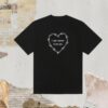 Juice Store Merch Barbed Heart Shirt (Black)