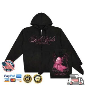 Kali Uchis Merch Shop Black Ftg Tour Zip Hoodie