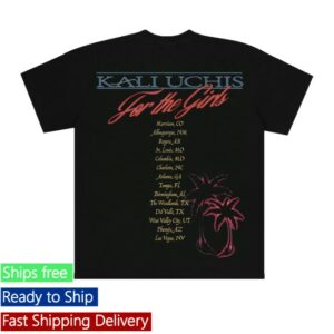 Kali Uchis Merch Store Black Ftg Tour Dates Tee
