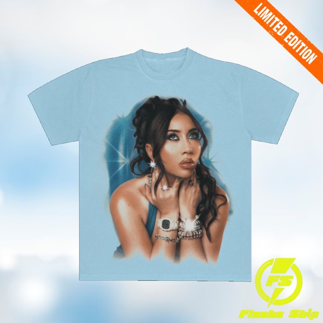 Kali Uchis Merch Store Blue Ftg Tour Airbrush Tee 4 Kali Uchis Merch Store Blue Ftg Tour Airbrush Tee
