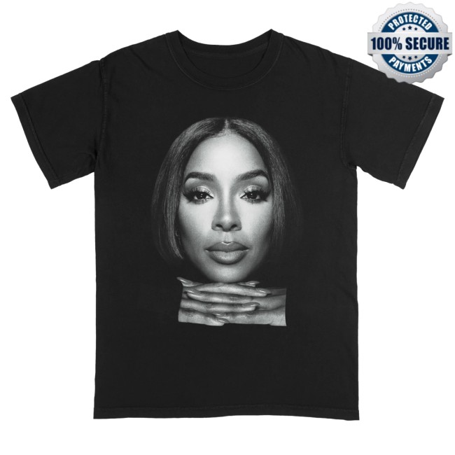 Kelly Rowland Merch Store Photo Tour Tee Black&White