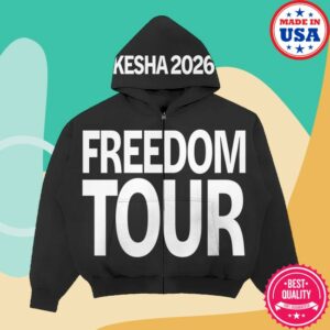 Kesha Merch Store Tour Zip-Up Hoodie