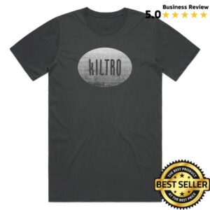 Kiltro Music Merch Store Kiltro Distressed Oval Tee Faded Black