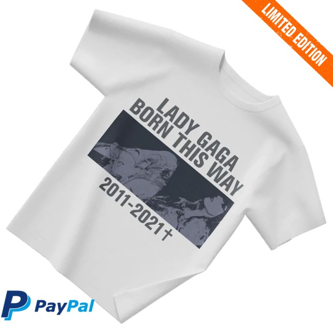 Lady Gaga Merch Store 2011 - 2021 T-Shirt I Lady Gaga Official Limited Merch White 3 Lady Gaga Merch Store 2011 - 2021 T-Shirt I Lady Gaga Official Limited Merch White