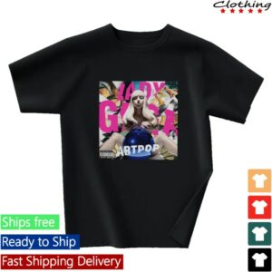 Lady Gaga Merch Store Artpop Cover T-Shirt Lady Gaga Official Limited Merch