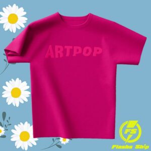 Lady Gaga Store Merch Lady Gaga Artpop Gel Ink Limited Edition T-Shirt