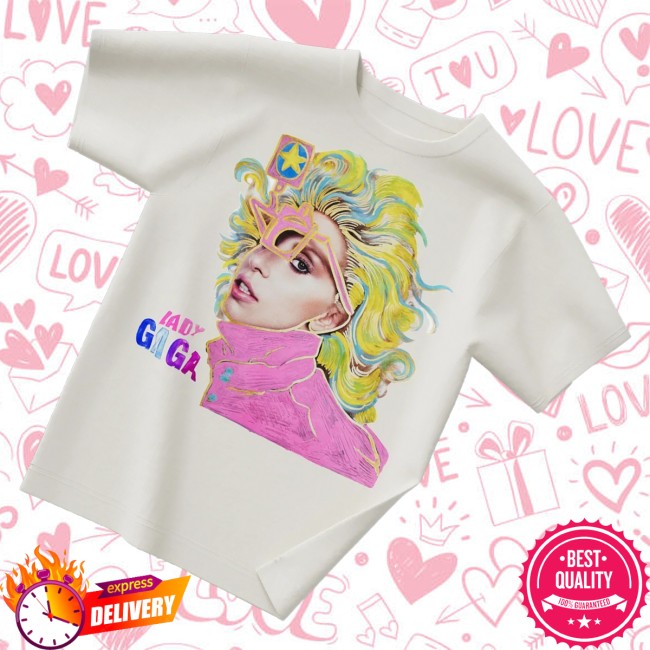 Lady Gaga Store Merch Lady Gaga Artpop Illustrated Glasses Limited T-Shirt 3 Lady Gaga Store Merch Lady Gaga Artpop Illustrated Glasses Limited T-Shirt