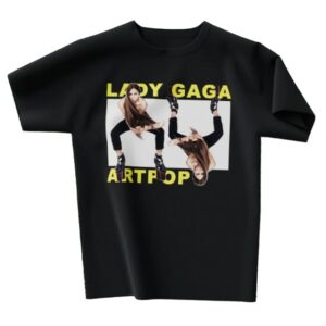 Lady Gaga Store Merch Lady Gaga Artpop Legs Black Limited T-Shirt