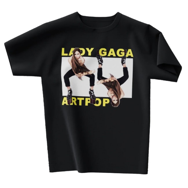 Lady Gaga Store Merch Lady Gaga Artpop Legs Black Limited T-Shirt 2 Lady Gaga Store Merch Lady Gaga Artpop Legs Black Limited T-Shirt
