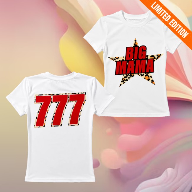 Latto Merch Store 777 Baby Tee White 5 Latto Merch Store 777 Baby Tee White