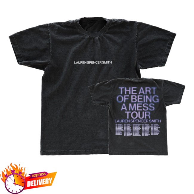 Lauren Spencer Smith Store Merch The Art Of Being A Mess Tour Shirt