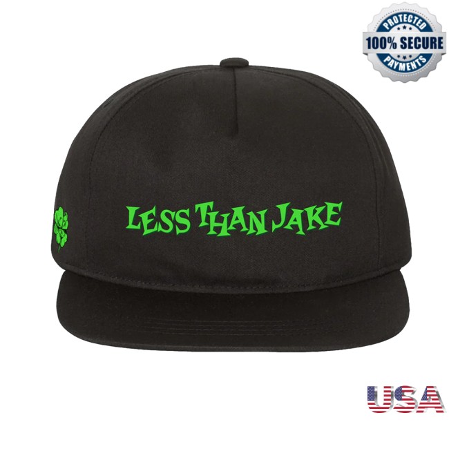 Less Than Jake Store Merch Less Than Jake - Lucky Clover Cap 2 Less Than Jake Store Merch Less Than Jake - Lucky Clover Cap