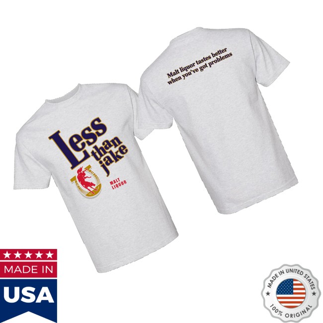 Less Than Jake Store Merch Less Than Jake - Malt Liquor Shirt 3 Less Than Jake Store Merch Less Than Jake - Malt Liquor Shirt