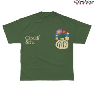 Lewis Capaldi Merch Store Capaldi & Co Flower Pot T-Shirt