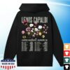 Lewis Capaldi Merch Store Floral Dateback Tour Hoodie