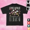 Lewis Capaldi Store Merch Floral Dateback Tour Tee
