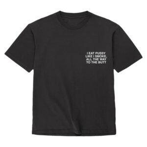 Linda Finegold Store Merch All The Way To The Butt Black Shirt