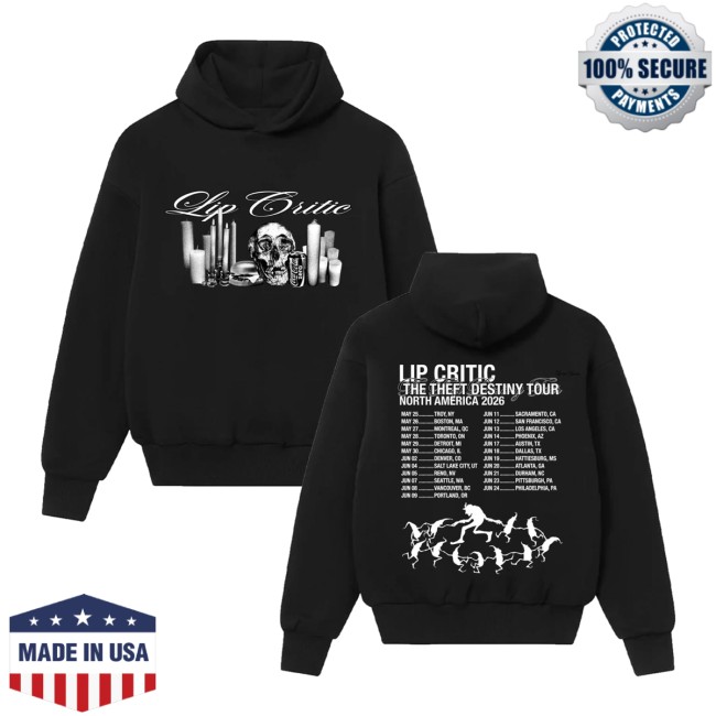 Lip Critic Store Merch Lip Critic Lunch Alter Tour Hoodie
