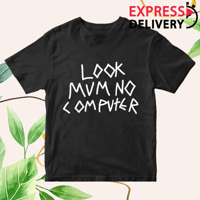 Look Mum No Computer Merch Store Unisex Tee Black Lmnc 2 Look Mum No Computer Merch Store Unisex Tee Black Lmnc T-Shirt