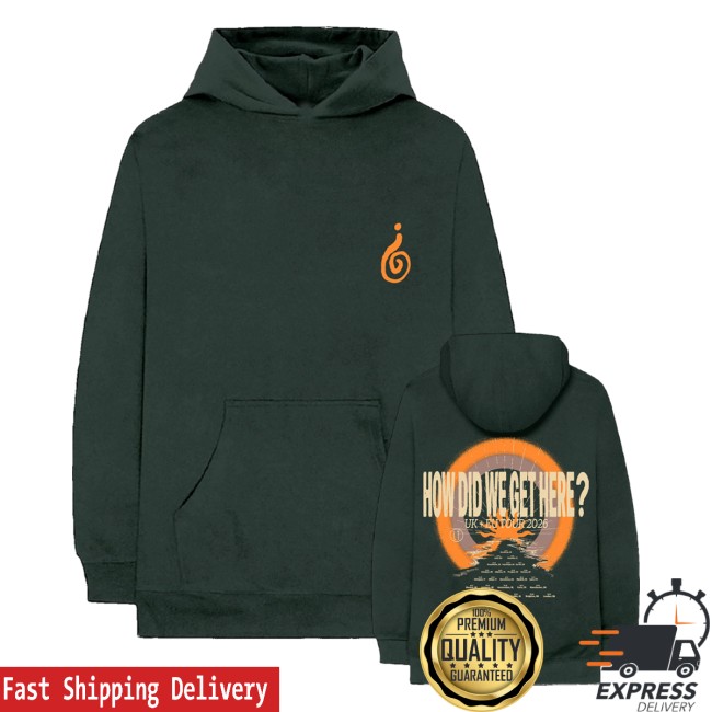 Louis Tomlinson Store Merch How Did We Get Here Uk-Eu Tour Black Hoodie