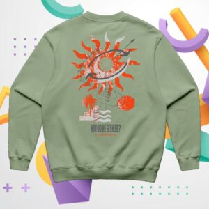 Louis Tomlinson Store Merch How Did We Get Here Uk-Eu Tour Green Crewneck