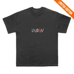 Louis Tomlinson Store Merch How Did We Get Here Uk-Eu Tour London Exclusive Black Shirt