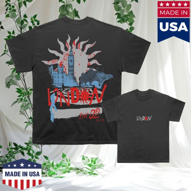 Louis Tomlinson Store Merch How Did We Get Here Uk-Eu Tour London Exclusive Black Shirt
