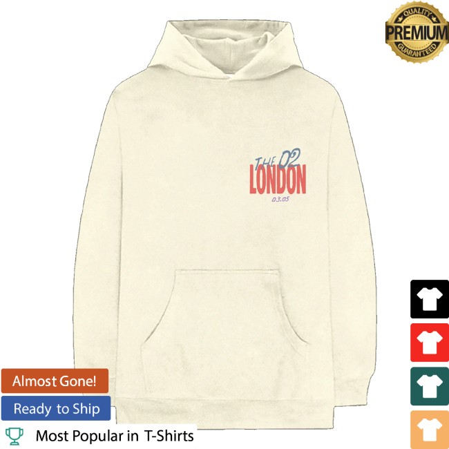 Louis Tomlinson Store Merch How Did We Get Here Uk-Eu Tour London Exclusive White Hoodie