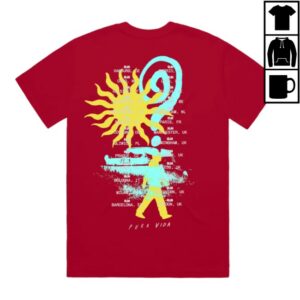 Louis Tomlinson Store Merch How Did We Get Here Uk-Eu Tour Red Shirt