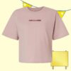Loverboy Merch Store Carl's A Mess Baby Crop Tee Blush