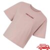 Loverboy Merch Store Carl's A Mess Baby Crop Tee Blush