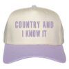 Luke Bryan Merch Store Country And I Know It Lavender Hat