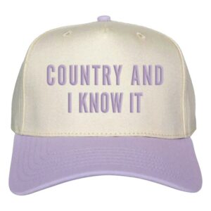 Luke Bryan Merch Store Country And I Know It Lavender Hat