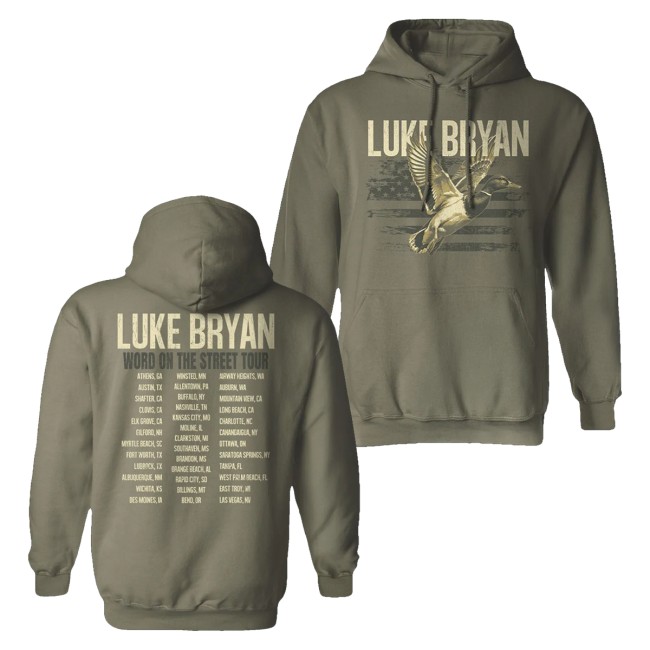 Luke Bryan Merch Store Mallard Tour Hoodie