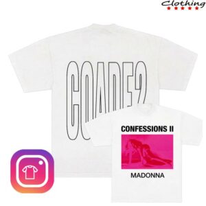 Madonna Merch Store Confessions Ii Neon Tee Shirt