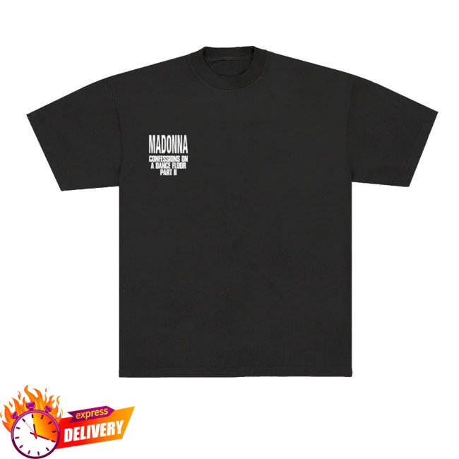 Madonna Store Merch Confessions II Cover Shirt