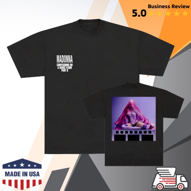Madonna Store Merch Confessions II Cover Shirt
