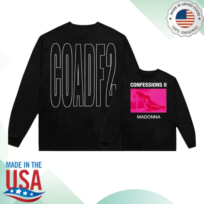 Madonna Store Merch Confessions II Neon Long Sleeve Tee