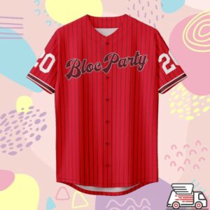 Mainfactor Store Merch Bloc Party Baseball Jersey