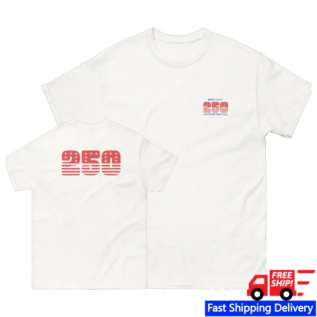 Mca Nashville Store Merch America 250 Shirt 5 Mca Nashville Store Merch America 250 Shirt