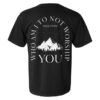 Mercyme Merch Store Black To Not Worship You Tee