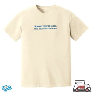 Mercyme Merch Store Cream You're Able Lyric Tee