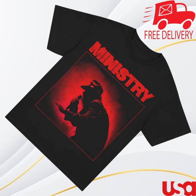 Ministry Store Merch Al Photo T-Shirt Black