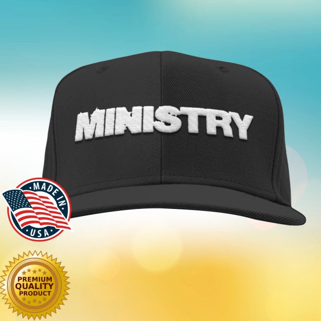 Ministry Store Merch Digital Logo Snapback Hat (Black)
